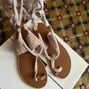 Penny Loves Kenny Lace Up Sandals